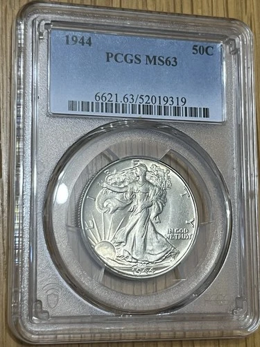 1944 Walking Liberty Half Dollar PCGS MS63