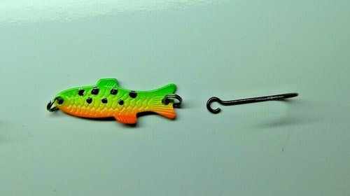 Triple Teazer Trolling Spoon Fishing Lure 5/64oz. 1-1/2"Fire Tiger Trout Kokanee - Picture 2 of 3