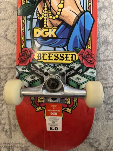 DGK Blessed Red Lenticular Image Shift 8" Skateboard - Picture 9 of 9