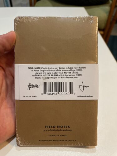 New Field Notes 10th Anniversary Sealed Set of 3 Memo Books FN-38 - Picture 2 of 4