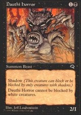 MTG - Dauthi Horror - Tempest - NM, English Magic FLAT RATE SHIP