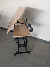 ALVIN Craftmaster Crafts,Study,Design Drafting Table W/Tilt Top and mesh Drawers