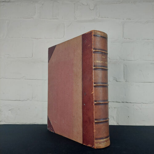 The Child's Bible 1800's Holy Scripture 200 Illustrations Leather Cassell - Imagen 2 de 10