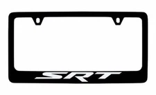 Dodge SRT Black Plastic License Plate Frame