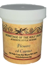 1 oz Flowers of Cyprus Athonite Style Incense Resin Worship Orthodox geranium