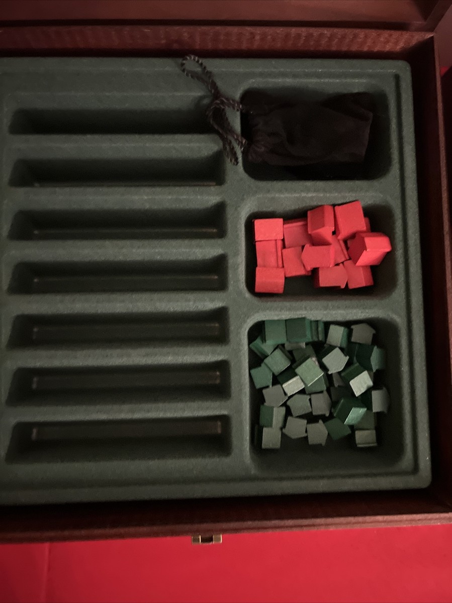 Monopoly The Heirloom Edition Complete 1997 Parker Bros Wood Monopoly The Heirloom Edition Complete 1997 Parker Bros Wood