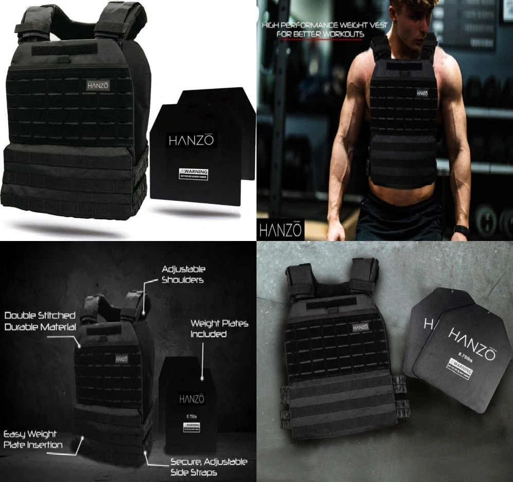 HANZO Premium Weighted Vest Workout Weight Vest with Weights 14