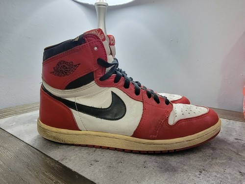 Vintage 1985 Nike Air Jordan Chicago 1 Rare Size 10.5 850911TY1 OG Last  Dance | eBay