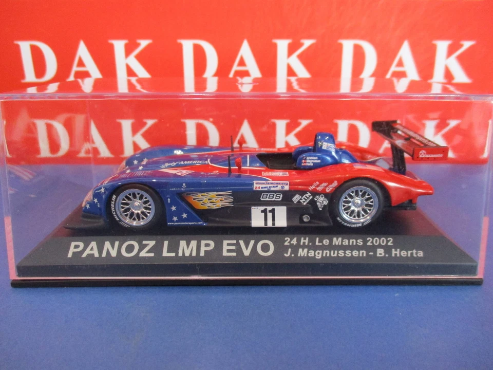 Die cast 1/43 Modellino Auto Panoz LMP01 24H Le Mans 2002 J. Magnussen - Immagine 4 di 4