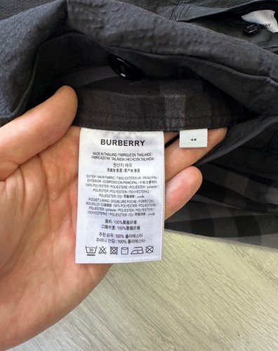 Men's BURBERRY Nova Check Reversible Harrington Jacket RARE Size 48 S/M RRP1950$ - Picture 16 of 17