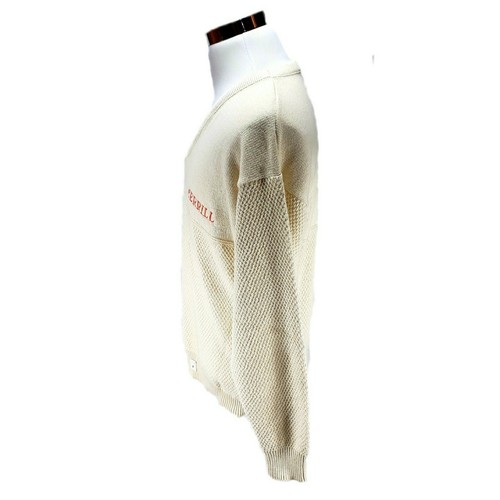 Vintage McBriar Men’s Medium McBriar V-Neck Sweater Merrill Logo Made In USA - Picture 3 of 6