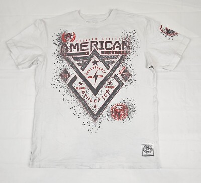 American Fighter T-Shirt Mens Acid Wash Brimley MMA Walkout