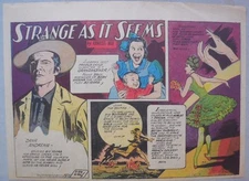 Strange As It Seems: Dana Andrews, Fanny Brice, MLLE. Noblet by Hix 3/10/1946