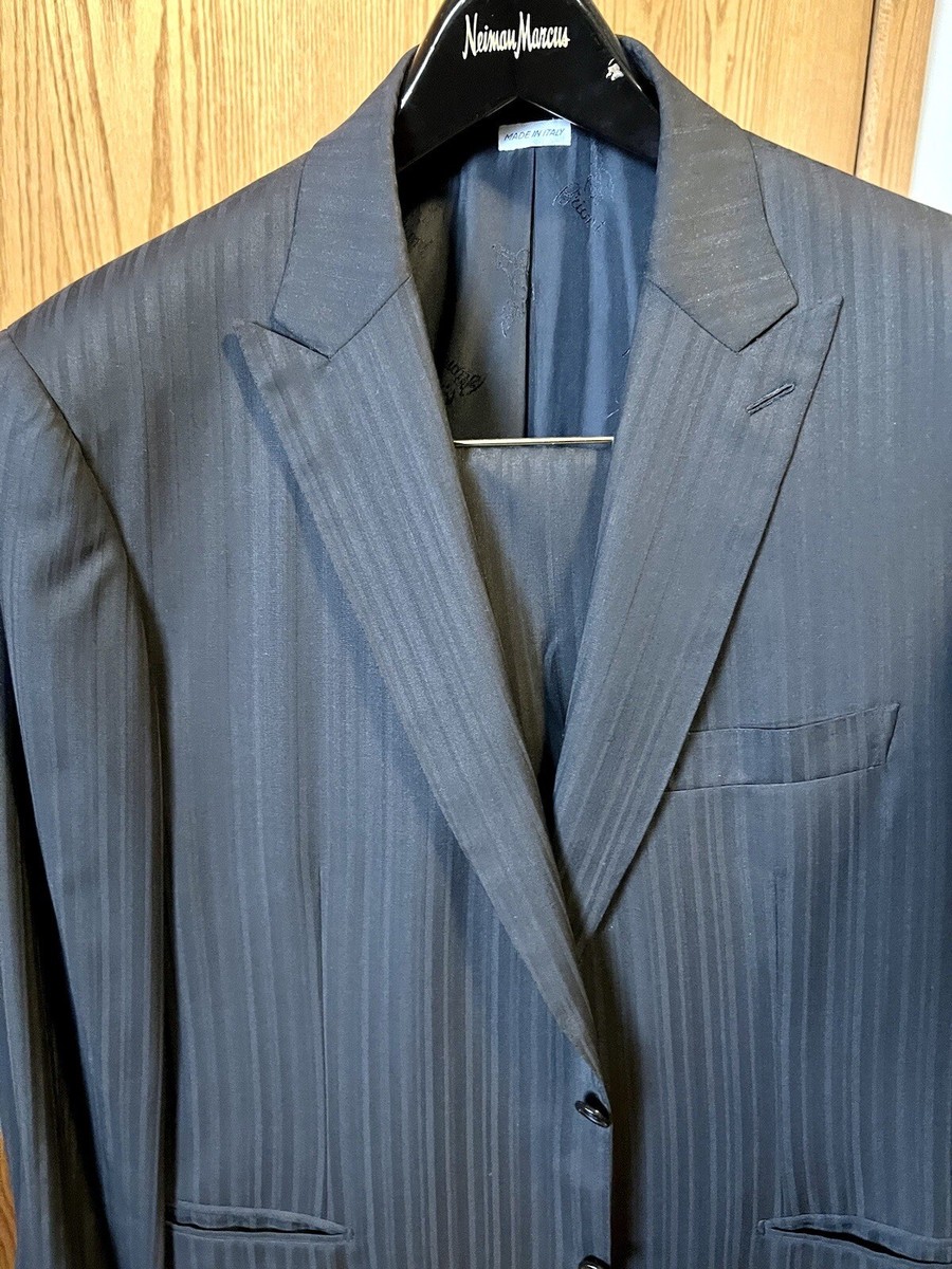 Brioni Men's Chalk Stripe Wool Suit | eBay