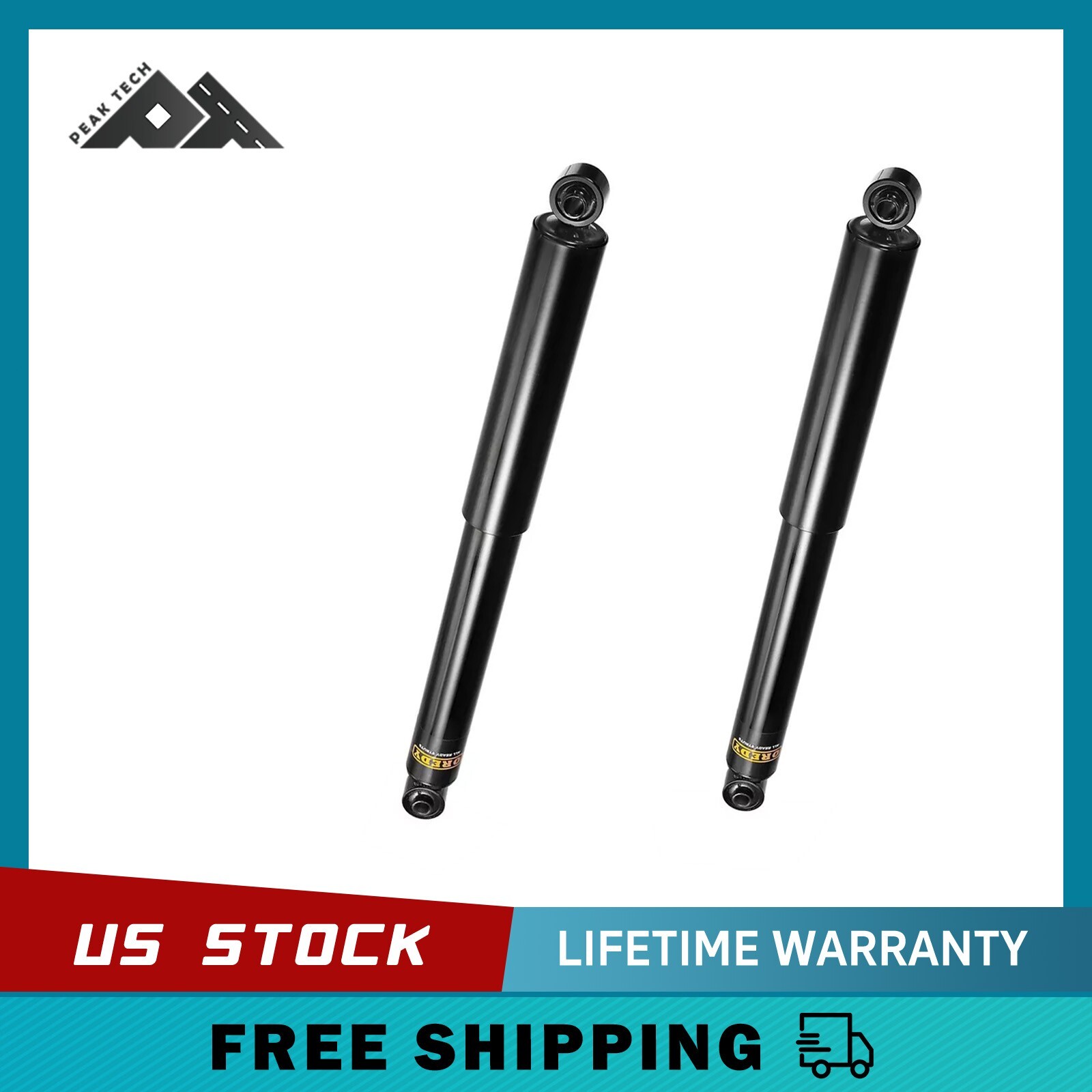 Pair Rear Shock Absorbers for Dodge D50 Ram 50 Mazda B2600 Mitsubishi Chevy LUV