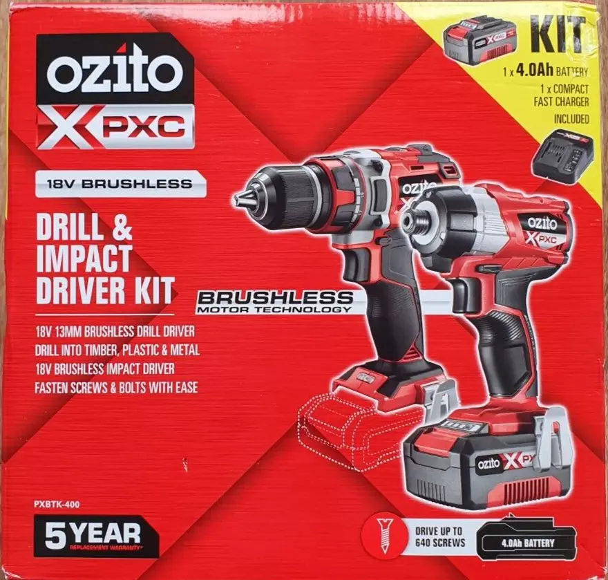 Ozito brushless kit sale