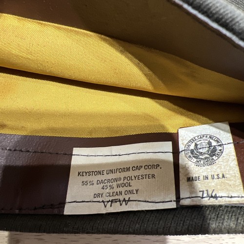 SOMBRERO DE COLECCIÓN VFW GUERRAS EXTRANJERAS VETERANOS Maryland 5246 Usado en Excelente Condición - Imagen 12 de 16