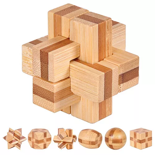 Luban Lock Puzzles Classic Sturdy Good Toughness Luban Lock Toy Logical Thinking - Picture 3 of 24