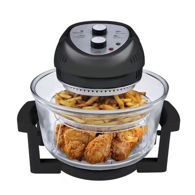 Big Boss Air Fryer Healthy 1300W 16-Quart, Black - New Freeship