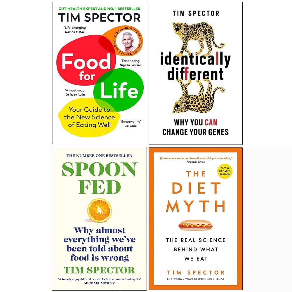 Tim Spector Collection 4 Books Set (Food for Life, Identically Different, Spoon - Image 4