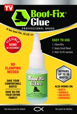 Boot-Fix Glue: Professional Grade Shoe Repair Glue for Boots, Shoes, and More