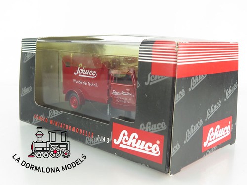 02137 SCHUCO 1:43 - DIECAST TEMPO KASTENWAGEN SCHUCO-MÜLLER - NEW (c38) - Imagen 3 de 12