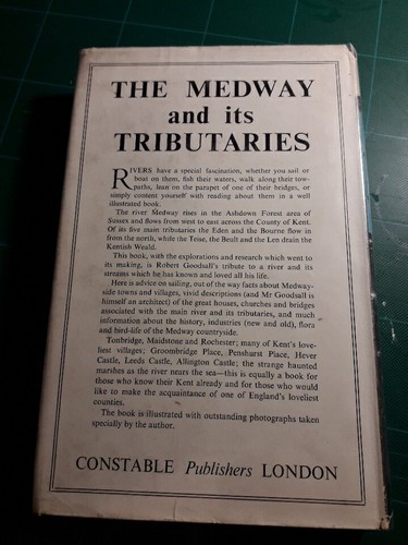 THE MEDWAY (Kent) BY ROBERT GOODSALL. (Constable. 1st Ed.1955 ) HARDBACK. - Picture 3 of 10