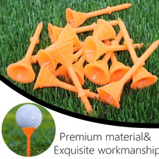 30/60 Pcs Golf Tees 3 1/4 Inch Unbreakable Plastic Cup Tee Long 83mm US Stock