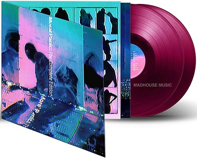 NOTHING BUT THIEVES LP x 2 Moral Panic PLUM COLOURED VINYL Complete MAILS SAME D