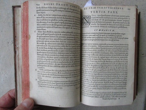 AZO, DINUS, BALBO, OLDENDORP : DE PRAESCRIPTIONIBUS, 1567. - Picture 9 of 21