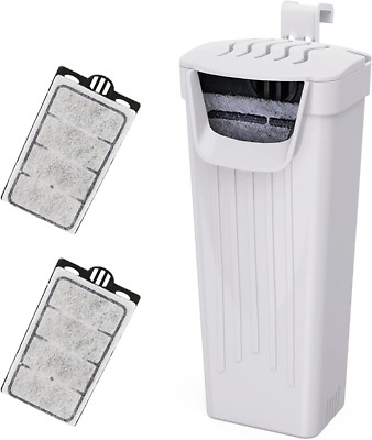 Aquarium Filter 3.5W for Fish & Turtle Tanks, Low-Water Filter Up to 15 Gallon
