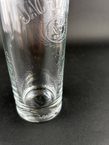 Jack Daniels Old No. 7 Highball Glass and Leather Stainless Steel Flask Lot of 4 - Picture 4 of 11