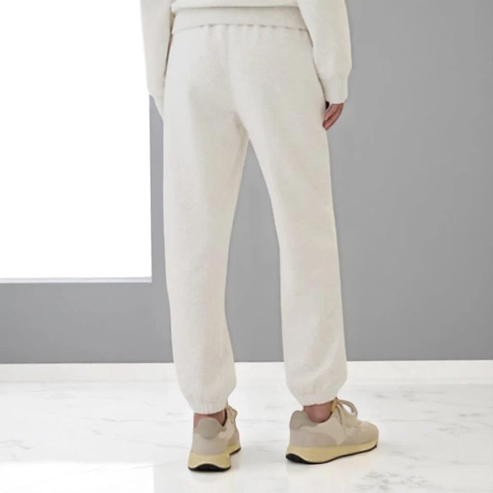 Joggers para mujer Gap puños elásticos/cintura polar gris pálido calor Foto 2 de 2