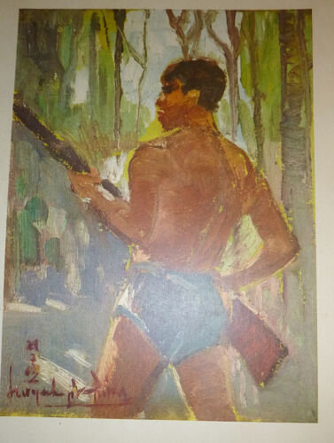 Vietnam Befreiungskrieg Kunst - Soldaten Ausbildung im Dschungel - 1965 - Vietcong - Bild 2 von 5