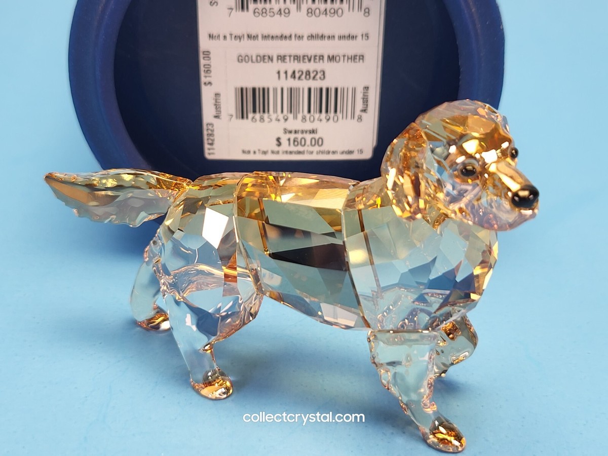 SWAROVSKI - Swarovski ゴールデンレトリバー 母 Swarovski Golden Retriever Mother Dog # 1142823 | eBay