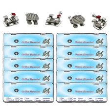 US Dental Orthodontic Metal Brackets Braces Mini Roth MBT 018 022 345 Hooks