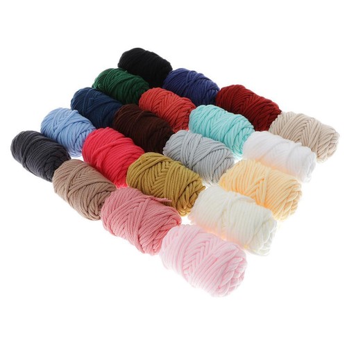 20 Pezzi Punch Needle Filato Ricamo Tappeto Filato Filo Tessitura Forniture