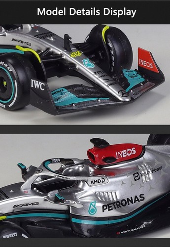 2022 F1 Lewis Hamilton Mercedes AMG Petronas Racing W13 E Diecast Car Model - Picture 19 of 24