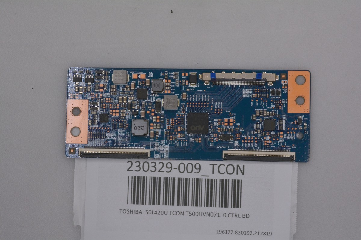 TOSHIBA 50L420U TCON T500HVN071. 0 CTRL BD | eBay TOSHIBA 50L420U TCON T500HVN071. 0 CTRL BD | eBay