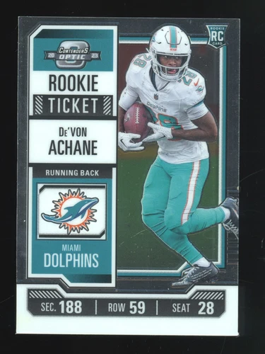 2023 Panini Contenders Optic De'Von Achane #67