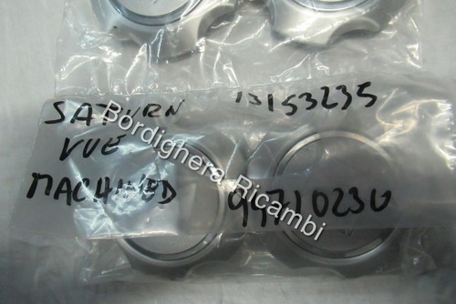MACHINED SATURN VUE 2008 CENTER CAP 94710230 GENUINE NEW COPRIMOZZO CERCHI - Foto 7 di 7