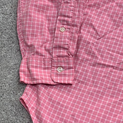 Ralph Lauren Hemd Herren XL Rosa Gingham Karo Pony Button Down LS Preppy - Bild 5 von 15