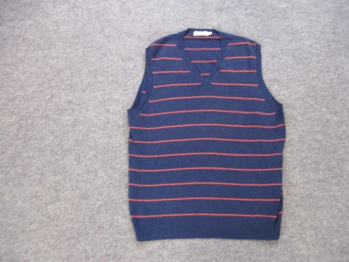 J Crew Sweater Vest Adult L Blue 