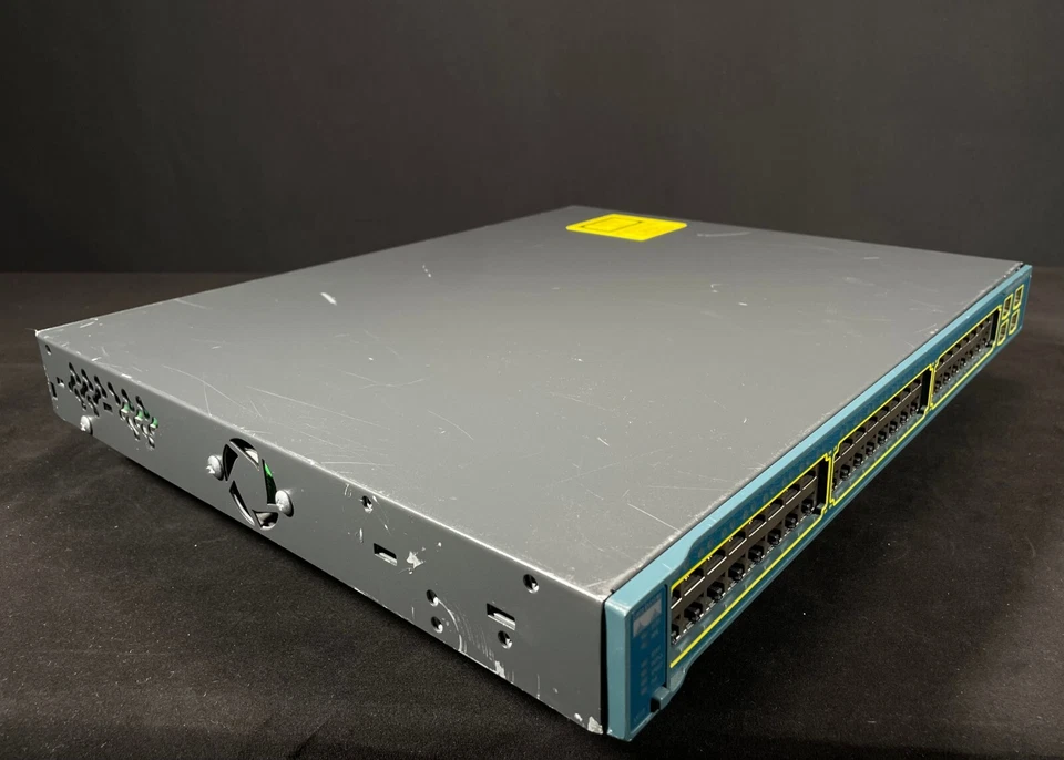 Cisco WS-C3750G-48PS-S 48 Port PoE 3750G Gigabit Switch - Same Day Shipping - Image 2 of 4