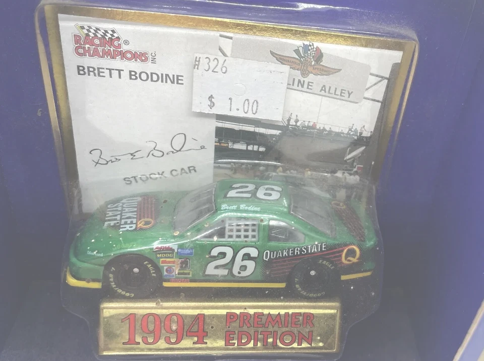 Brett Bodine #26 Racing Champions 1994 edición Premier 1/64 Brickyard 400 Foto 3 de 4
