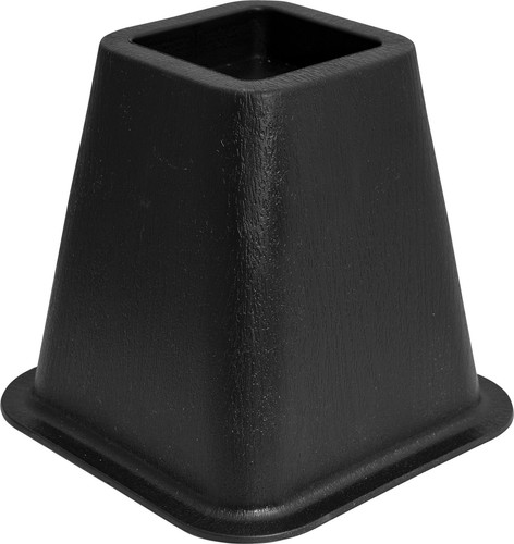 Aidapt Black Wood Grain Effect 6'' Chair Bed Furniture Raisers - Picture 3 of 3