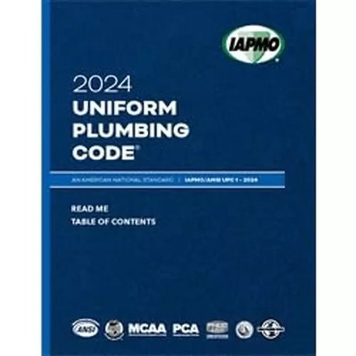 2024 Uniform Plumbing Code Soft Cover W/Tabs IAPMO/ANSI UPC 1 - Picture 3 of 5