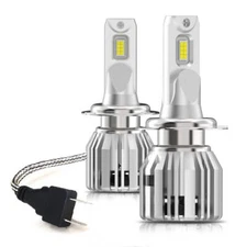 2x H7 High Beam LED Headlight Bulbs Conversion Kits Replacement White 6000K 50W