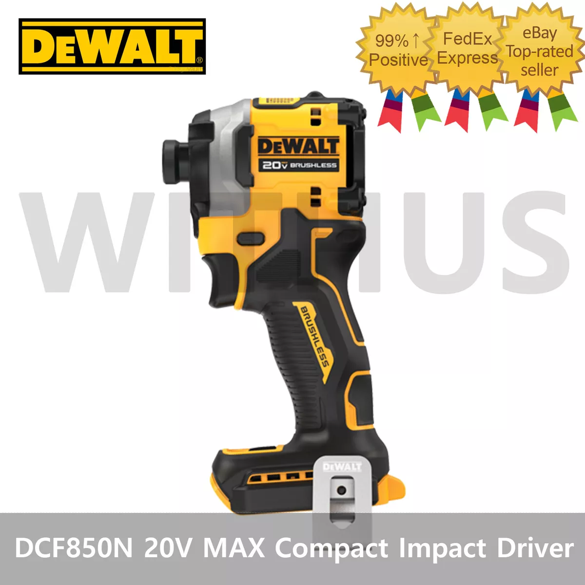 Dewalt DCF850N 20V MAX Cordless Brushless Compact Impact Driver