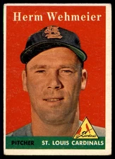 1958 Topps #248 Herm Wehmeier EX Cardinals         ID:63819